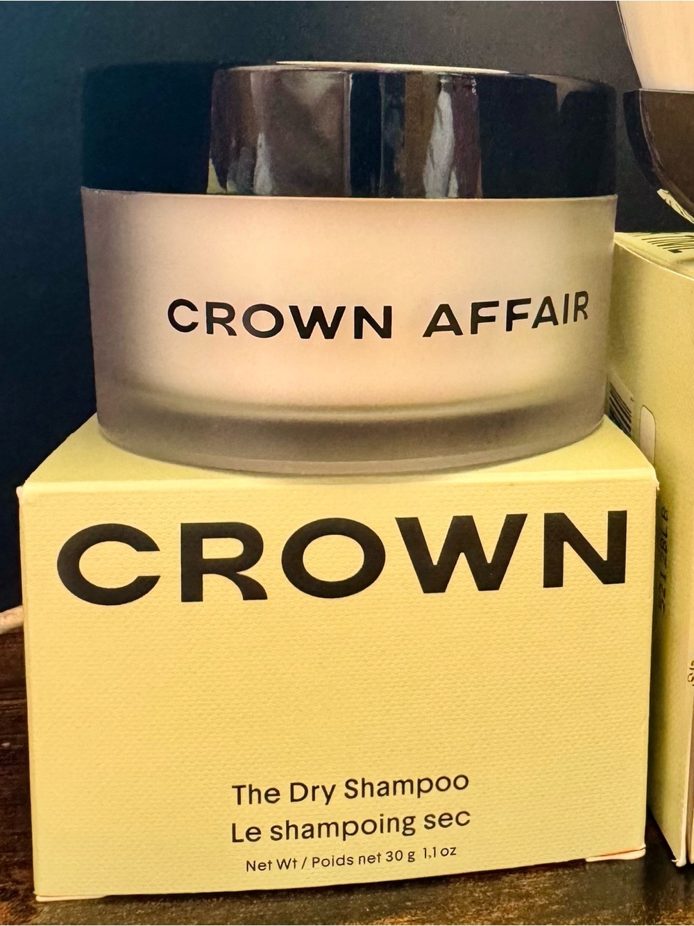 Crown Affair - The Dry Shampoo with soft application brush SEALED clean / vegan